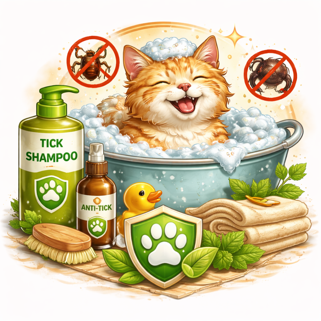 🛁 Tick Bath for cats