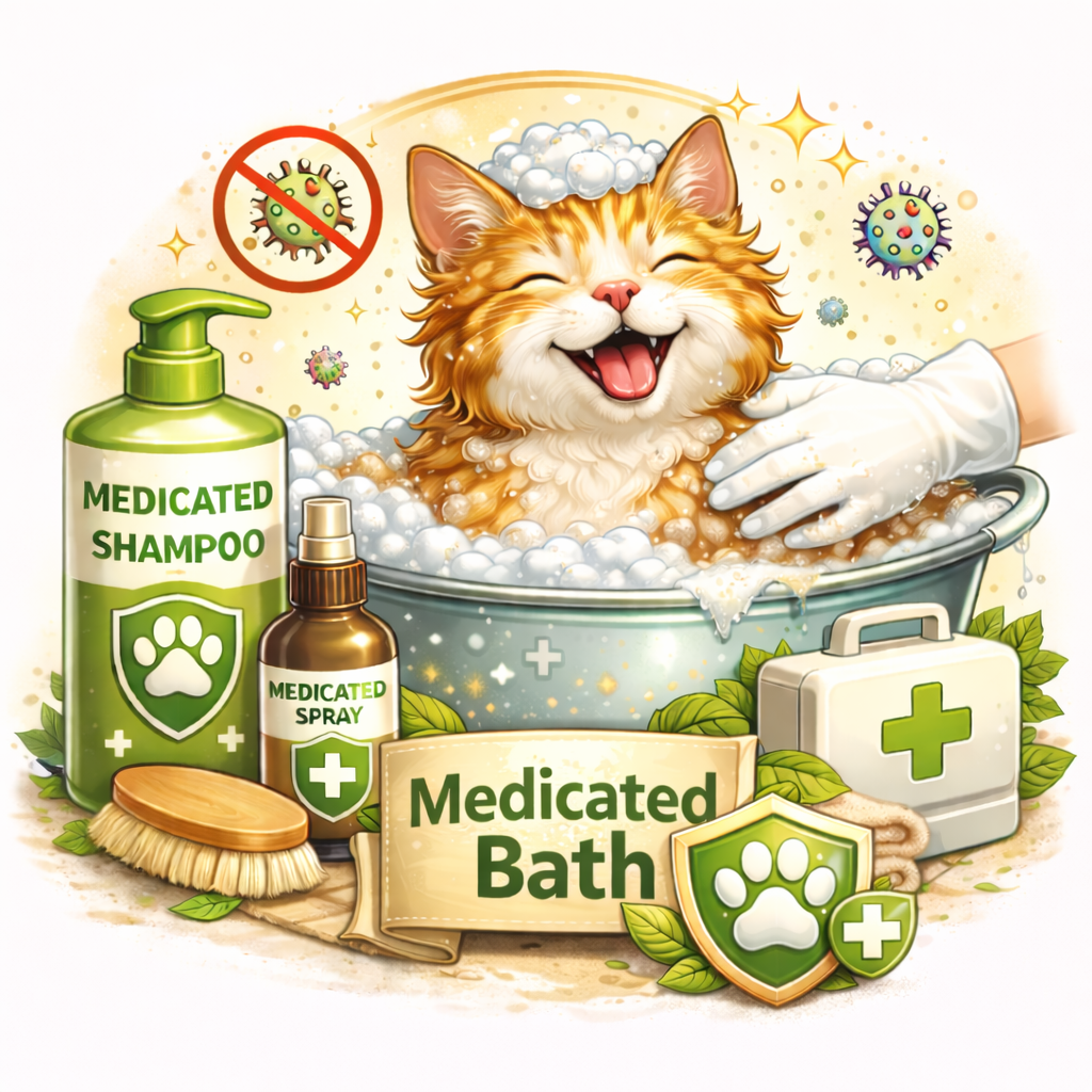Medicated Bath For Cats